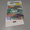 ARTISTRO Watercolor Paint Set, Vivid Colors in Portable Box, Palette set, Including Metallic and Fluorescent Colors. Perfect Travel Watercolor Set for Artists, Amateur Hobbyists and Painting
