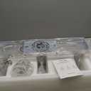 3-Light Vintage Bathroom Vanity Light Fixture Industrial Chrome with Glass Shade Vanity Light Fixtures Over Mirror Glass Bathroom Vanity Lighting Fixtures G9 Bulb Wall Lights