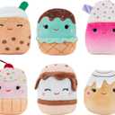 Squishville by Original Squishmallows Sweet Tooth Squad Plush - 2-Inch Bernice, Chanel, Cinnamon, Carmelita, Maya & Clara Plush - Toys for Kids