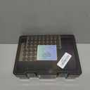 Monthly Pill Organizer 3 Times a Day, FRIWOLE Medicine Box with Portable Weekly Pill Bag, Keychain Pill Case, Pill Cutter and 2 Sticker (Black, 3 Times a Day)