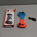 arVin Mobile Gaming Controller for Tablet/iPad[Within 5-10"] Wireless Gamepad for iPhone/Android/PC/Switch/PS4, with RGB Hall Effect Joystick/Turbo/6-Axis Gyro/Vibration/Support Streaming/Cloud Gaming (D8, Blue&Red)