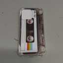 Case for iPhone 13 Pro Matte Finish Heavy Duty Soft Back Cover with Reinforced Corners TPU Soft Bumper Retro Cassette Tape Case Compatible with iPhone 13 Pro