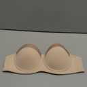 Strapless Bras for Women Big Bust with Clear Straps, No Hurt & Never Move On Party Band Size(38B) 