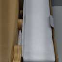 3 Tier Fruit Bowl With Bamboo Stand for Kitchen Counter, Ceramic Fruit Basket Large Capacity for Fruit Vegetable Storage, Snack Dessert Cake Tray Plate Rack for Party Wedding (White)