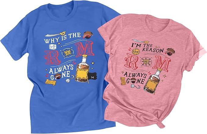 Pirate Shirts Women Yo Ho Yo Ho A Pirate Life for Me Shirt Cruise Tshirt Family Trip Tee Top
 Medium