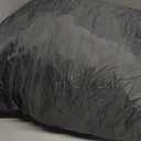 Eterish Cute Cat Couch, Fluffy Cat Sofa with Soft Corduroy Fleece, Fuzzy Pet Couch with Removable Washable Cover, Supportive Pet Sofa with Non-Slip Bottom, 24inch, Grey