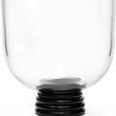 Fortessa Trevi Glass, 13 Ounce Red Wine/DOF (Set of 4), Black/Clear