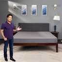 Mattrasse Cover Queen Gray