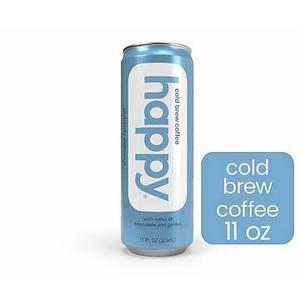 We Are Happy Cold Brew Ready To Drink Coffee, Kosher, 11 Fluid Ounce (Pack of 12), BBD 08/12/2026