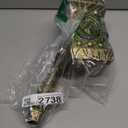 Viking Plastic War Hammer Prop Weapons for Men Halloween Costume, Medieval Cosplay Accessory Replica LARP Birthdays Gifts (Hammer Gold)