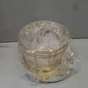 Yiyiring 12 Pcs Pizza Stand Set: 4 Metal Stands, 4 Pizza Pans, 4 Spatulas for Weddings, Party(Gold,Round)