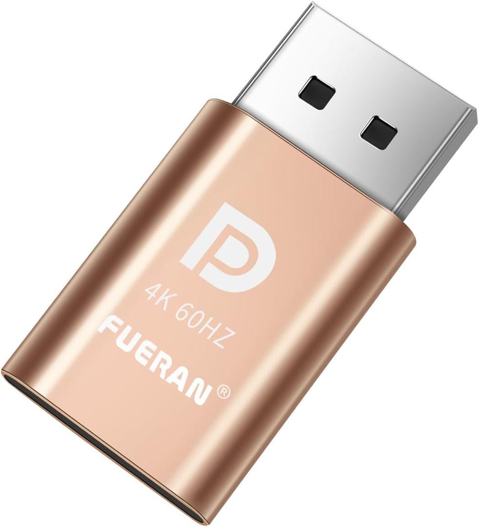 DP - DisplayPort Display Emulator EDID Emulator Plug 4K(fit Headless 2560x1600@60Hz-4096x2160@60Hz) Display Port Dummy Plug DisplayPort Compatible (4K-4096x2160@60Hz)