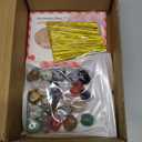 JXVICT Valentines Day Cards for Kids Classroom School, 24 Pack Valentine Exchange Cards with Crystals & Keychain Bulk, Valentines Day Gifts for Boys Girls Toddlers Class Party Favors (#1)