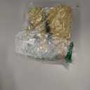 RM ROOMERS Christmas Tree Figurines, 2Pcs Christmas Trees Resin Distressed Gold Table Top, Small Xmas Tree Figurine Set, Decorative Xmas Trees for Rustic Mantle Centerpieces