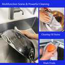 10 PCS Non Scratch Wire Dishcloth, Upgrade 3-Layer Dish Cloth, Premium Scrubbing Multipurpose Wire Dishwashing Rag, Kitchen Cleaning, Scrubs Dishes, Sinks Cleans, Home Essentials (7.87x7.87-10pcs)