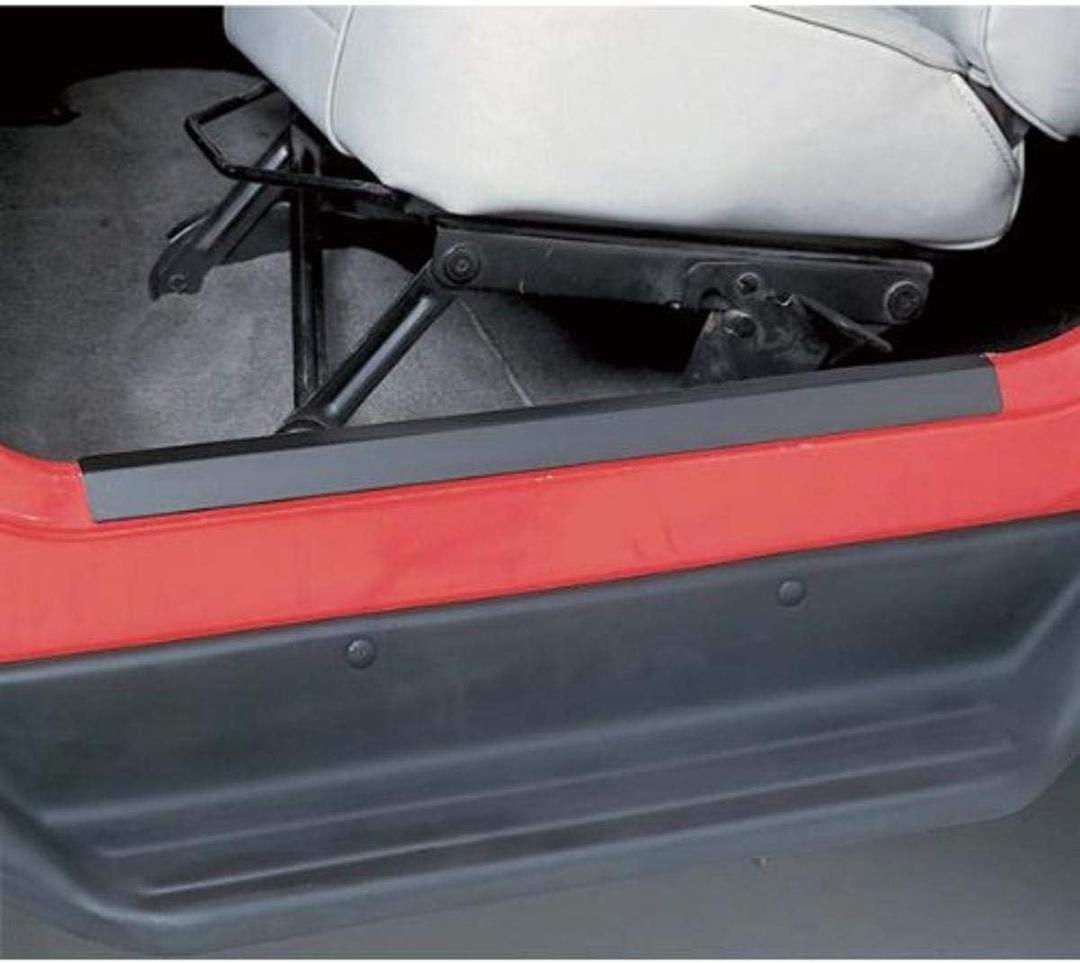 Rugged Ridge Door Entry Guards for Jeep Wrangler TJ/LJ | 2-Piece Set, No Drill | Black Steel | 11216.01 | Fits 1997-2006 Jeep Wrangler TJ, 2004-2006 Jeep Wrangler LJ