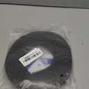 Black Rubber Weather Stripping Door Seal Strip, D Shape Door Weather Seal Strip, Self-Adhesive Soundproofing Frame Insulation Tape for Doors Frame/Window Seal,Blocks Cold Drafts Noise