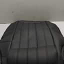 (1 PCS Car Seat Cover Width20.86 by deep 20.86 inches PU Leather Auto Bottom Seat Protector Cover with Comfort Leg Support Pillow Fit Most Front Driver Seat (Black with Leg Rest)