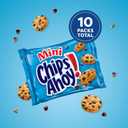 CHIPS AHOY! Mini Original Chocolate Chip Cookies, 10 Snack Packs, Best By: 06/Sept/2026