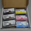 9-Pack 950 951 Ink Cartridges Combo Pack Upgraded XL Miss Deer Compatible Replacement for HP 950XL 951XL for Officejet Pro 8600 8610 8100 8615 8620 251dw Printer (3 Black, 2 Cyan, 2 Magenta, 2 Yellow)