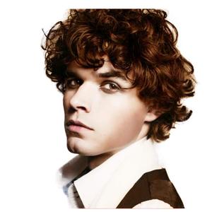 Kaneles Men's Curly Short Brown Wig Fluffy Soft Synthetic Natural Costume Hair Wigs for Male