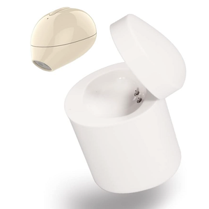 Mini Bluetooth Earpiece Wireless, Single Bluetooth Earbuds with Charging Case 6 Hrs Playtime, Headset Hands-Free with Microphone for iOS Android Smart Phones Voice Calls PC (Single-Beige)
