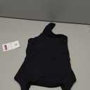 SUUKSESS Women Sexy Square Neck Thong Bodysuit Backless Sleeveless Tank Tops Body Suit (Black, XS)