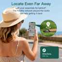 2026 [Apple MFi Certified] Wallet Tracker Air Tags for New Year Stuffers Gifts, Smart Tag Work with Apple Find My Slim Tracking Card - White Elephant Gifts for Adults,100 Mouths Battery Life