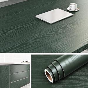 Livelynine 36 x197inch Green Wood Contact Paper Peel and Stick Kitchen Vinyl Wrap for Countertops Waterproof Contact Paper for Desk Counter Table Top Sticker Cover Self Adhesive Wallpaper Door Covers