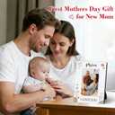 FaCraft Mothers Day Picture Frame - Mothers Day Gift for Mom from Daughter Son - New Moms First Mothers Day First Time Mom Gifts for Mother Wife - Wooden Photo Frame Birthday Gifts Home Decor