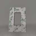 Boho Olive Green Eucalyptus Leaf 1 Gang Rocker/decorator Outlet Light Switch Wall Plate Cover Faceplate Decorative Switchplate Decorator Outlet Cover