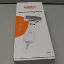 2-in-1 Dog Hair Dryer with Slicker Brush for Small-Sized Dogs and Cats | Pet Hair Dryer | Dog Blow Dryer | 300 Watts, 75-85 dB, Adjustable Temperature, Overheat Protection