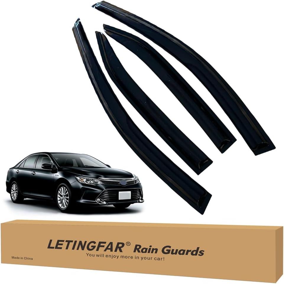 Window Visors Rain Guards for Toyota Camry 2007 2008 2009 2010 2011 Accessories, Wind Deflectors Vent Shades for Toyota Camry