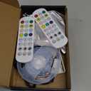 L8star Battery Powered Led Strip Lights, 2x16.4Ft (32.8Ft),Two Sets of Strip Light with 4 AA Battery Box/USB RGB LED Lights, Remote and APP Control