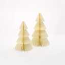 6 Pcs Paper Christmas Tree,Christmas Ornaments, 3D Honeycomb Xmas Paper Trees Party Decorations, Christmas Centerpiece