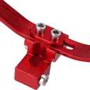 Motoforti 11mm Universal Adjustable Motorcycle Dual Way Gear Shift Lever Footrest Pedal Shifter Adapt Refit Accessories 50cc-160cc CNC Aluminum Alloy Red