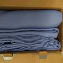 MIULEE Blackout Curtains for Bedroom Living Room 2 Panels, Thermal Insulated Room Darkening Drapes Grommet Noise Reducing Light Blocking Window Treatments 63 Inches Long 40x63 Inch Denim Blue