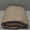 Adiva Rugs Outdoor Indoor Area Rug, Weather Resistant, Easy to Clean, Stain Resistant Floor Mat for Dining Room, Backyard, Deck, Patio (Wooden, 5' x 7')