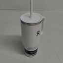 Hydro Flask 40 Oz Travel Tumbler with Handle, Lid and Straw - Insulated Stainless Steel in White