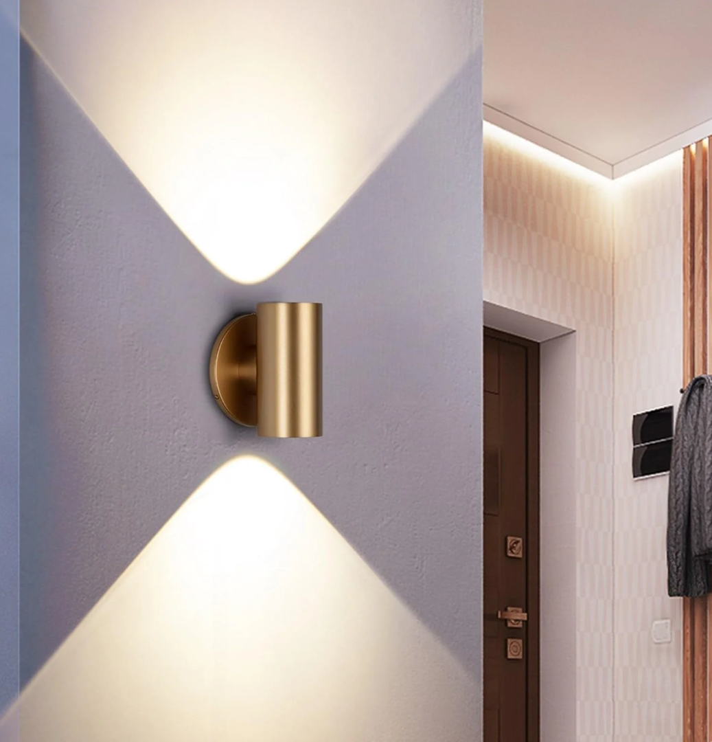 Tubicen Up and Down Wall Sconce Indoor, Dimmable Movie Theater Lights for Wall