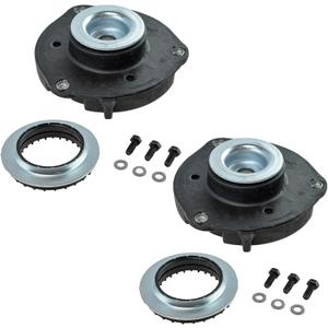 TRQ Front Upper Strut Mount Pair LH Driver & RH Passenger Sides for Volkswagen Audi