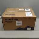 20"x16"x9" Drop in Kitchen Sink 304 Stainless Steel with 2 Holes, Wet Bar Prep Sink Single Bowl, Handmade Kitchen Sink Top Mount with Drain Assembly, Brushed