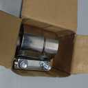 2.5 inch Exhaust Clamp Stainless Steel Muffler Band Clamps for 2.5" Inner Diameter to 2.5" Outer Diameter Turbo Downpipe Exhaust System Repair - 1 Piece