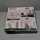 Modern Flush Mount 2-Light Round Black Ceiling Light Fixture, Minimalistic Acrylic Shade Lighting for Bedroom, Laundry Room, Foyer, Hallway (11.8")