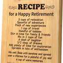 Best Retirement Gifts for Woman Men 2025, Coworker Leaving Gifts Going Away Gifts Farewell Gifts Goodbye Gifts for Coworker Friends Retired Teacher Leader Nurses, Happy Retirements Cutting Board