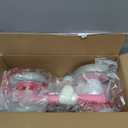 COOLBEBE Baby Balance Bike for 1 Year Old Boys Girls Gift, 2 Year Old Toddler Balance Bike with 4 Silent Wheels, One Year Old Birthday Gift Children for 12M-36M Pre-School (Pink)