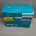 THREAD SPREAD 100% Egyptian Cotton Sheets Queen Size Bed Set - 4 PC 800 High Thread Count Egyptian Cotton Queen Sheet Set (Red), Soft, Cooling, 16" Deep Pocket Sateen Weave Luxury Hotel Bedsheet