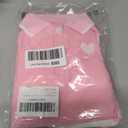 ALISISTER Girls Pink Dresses Size 3-4T Toddler Tennis Dresses for Girl Kids Pleat Skirt Golf Polo Outfits Summer Spring Sleeveless Casual Cute Uniform School Dress 