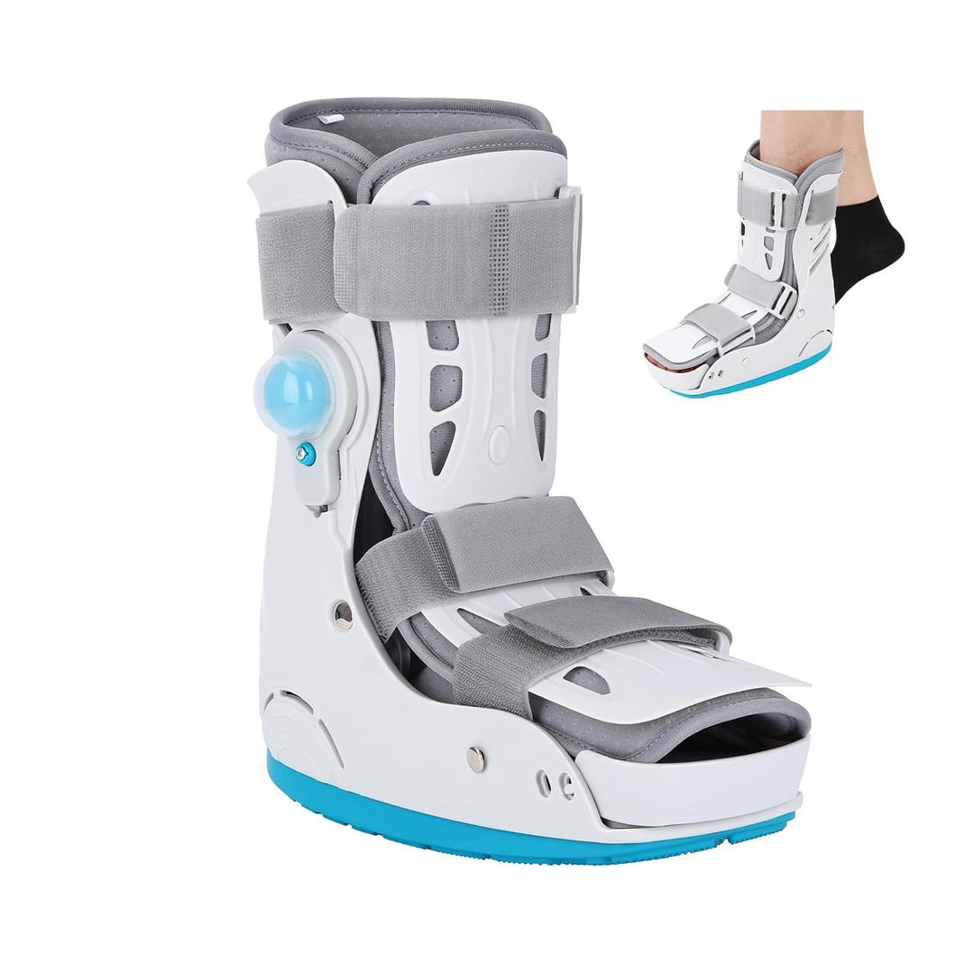 Walker Fracture Boot Air Cam Walker Boot Inflatable Walking Boot for Achilles Tendon Surgery, Acute Ankle Sprains, Broken Toe Foot, Post Op Care (M)