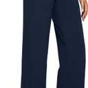 G4Free EverGoing Yoga Pants Women Wide Leg Pants with Pockets High Waist Stretch Dress Casual Sweatpants (Blue, XXS)